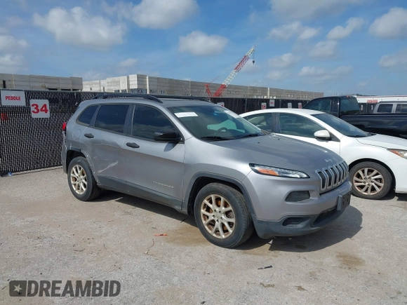 2016 Jeep Cherokee Sport z VIN 1C4PJLAB3GW230328, wystawiony jako IAAI lot #42567276 z przebiegiem 99 125 mil mil oraz . Historia ofert i sprzedaży dostępna na DreamBid. Obrazek 1.