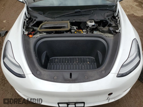 2020 Tesla Model Y Long Range with VIN 5YJYGDEE8LF008346, listed as a Copart auction lot 52863725 with 60,378 mi miles and Salvage Title. Bid and sale history available at DreamBid. Image 12.