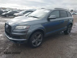 2014 Audi Q7 3.0L TDI Prestige with VIN WA1WMAFE0ED018516, listed as a IAAI auction lot 41749208 with 129,498 mi miles. Bid and sale history available at carsss.com. Image 2.