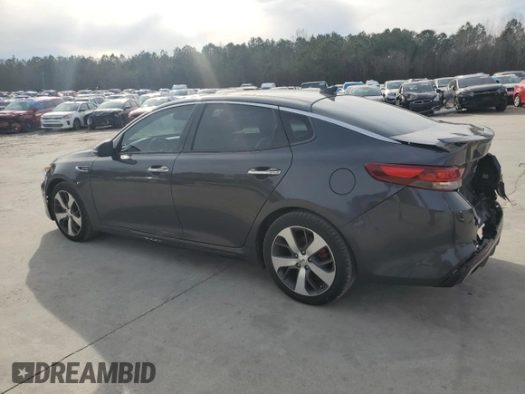 2017 Kia Optima SX with VIN 5XXGW4L28HG125596, listed as a Copart auction lot 45676465 with 111,066 mi miles and Salvage title. Bid and sale history available at DreamBid. Image 2.
