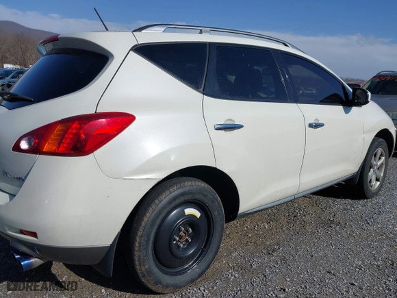 2009 Nissan Murano SL with VIN JN8AZ18W39W205559, listed as a IAAI auction lot 41688532 with 119,208 mi miles. Bid and sale history available at carsss.com. Image 14.