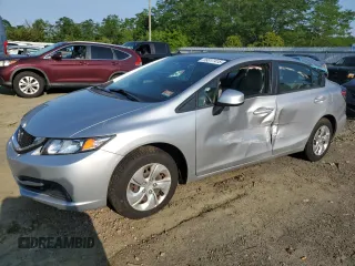 2013 Honda Civic LX with VIN 19XFB2F51DE238150, listed as a Copart auction lot 59317415 with 82,321 mi miles and Salvage title. Bid and sale history available at DreamBid. Image 1.