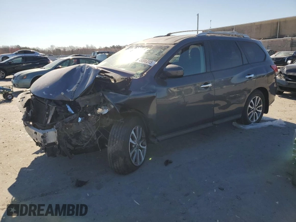 2013 Nissan Pathfinder SL z VIN 5N1AR2MM2DC627687, wystawiony jako Copart lot #48886315 z przebiegiem 193 035 mil mil oraz Szkoda całkowita • Salvage title. Historia ofert i sprzedaży dostępna na DreamBid. Obrazek 1.
