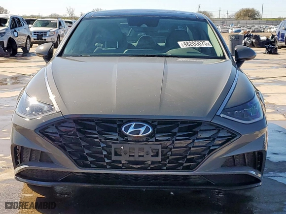 2021 Hyundai Sonata SEL with VIN 5NPEF4JA4MH082200, listed as a Copart auction lot 48205075 with 57,581 mi miles and Salvage Title. Bid and sale history available at carsss.com. Image 5.