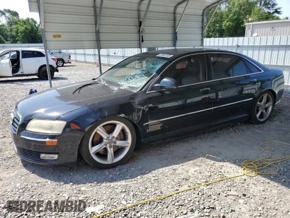2010 Audi A8 z VIN WAURVAFA7AN005356, wystawiony jako Copart lot #57491155 z przebiegiem Nie podano mil oraz Czysty tytuł • Clean title. Historia ofert i sprzedaży dostępna na DreamBid. Obrazek 1.