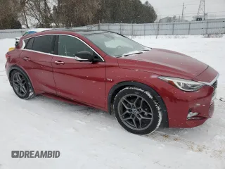 2017 Infiniti QX30 Premium with VIN SJKCH5CP9HA021587, listed as a Copart auction lot 45112045 with 127,276 mi miles and Salvage Title. Bid and sale history available at DreamBid. Image 4.