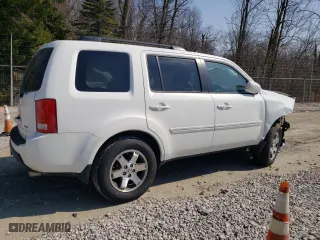 2009 Honda Pilot Touring with VIN 5FNYF38839B007228, listed as a Copart auction lot 48707615 with 0 mi miles and Salvage Title. Bid and sale history available at carsss.com. Image 3.
