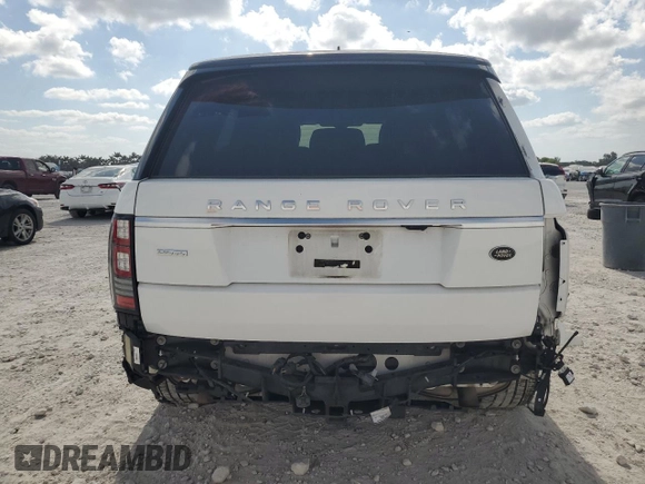 2016 Land Rover Range Rover Autobiography with VIN SALGV2EF0GA307531, listed as a Copart auction lot 53957505 with 53,230 mi miles and Salvage Title. Bid and sale history available at DreamBid. Image 6.