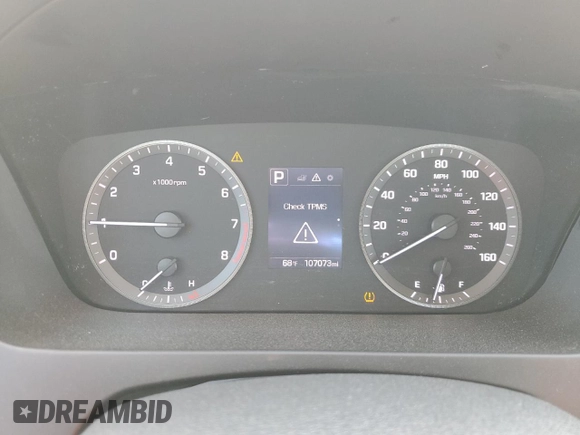 2017 Hyundai Sonata 2.4L with VIN 5NPE24AF3HH507211, listed as a Copart auction lot 51183995 with 107,073 mi miles and Salvage Title. Bid and sale history available at carsss.com. Image 9.