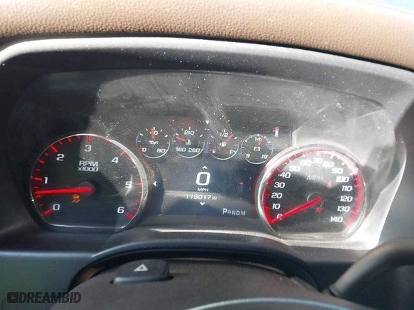 2015 GMC Sierra 1500 Denali with VIN 3GTU2WEC9FG355576, listed as a IAAI auction lot 41151606 with 115,017 mi miles. Bid and sale history available at carsss.com. Image 7.