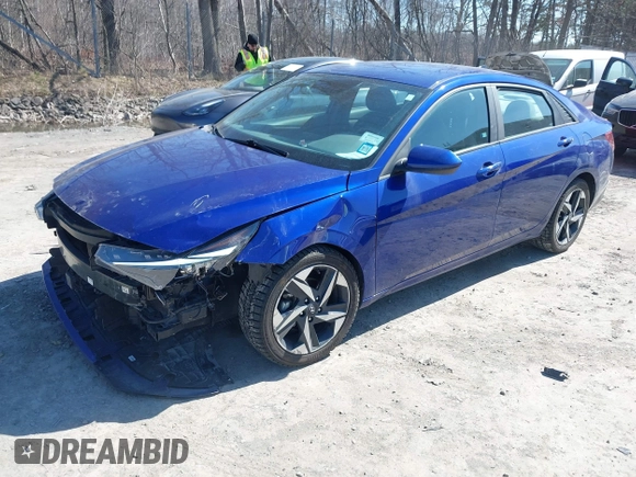 2023 Hyundai Elantra SEL with VIN KMHLS4AG3PU630104, listed as a IAAI auction lot 42042331 with 32,296 mi miles and . Bid and sale history available at DreamBid. Image 17.