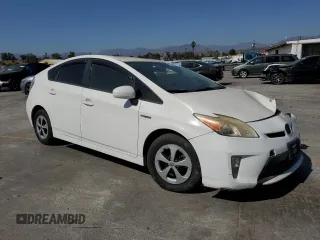 2014 Toyota Prius Four with VIN JTDKN3DU7E1771873, listed as a Copart auction lot 62949605 with Not provided miles and Salvage title. Bid and sale history available at DreamBid. Image 4.