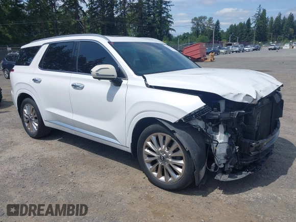 2020 Hyundai Palisade Limited with VIN KM8R5DHE9LU074994, listed as a IAAI auction lot 42596378 with 71,726 mi miles and . Bid and sale history available at DreamBid. Image 1.