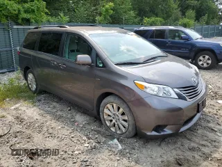2016 Toyota Sienna LE with VIN 5TDJK3DC3GS134674, listed as a Copart auction lot 67357104 with 105,079 mi miles and Salvage Title. Bid and sale history available at carsss.com. Image 4.