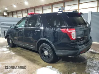 2015 Ford Utility Police Interceptor with VIN 1FM5K8AR4FGC26971, listed as a Copart auction lot 89174345 with 190,101 mi miles and Clean Title. Bid and sale history available at carsss.com. Image 2.