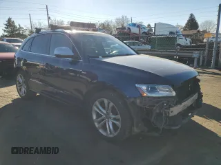 2014 Audi SQ5 Premium Plus with VIN WA1CGAFP1EA107461, listed as a Copart auction lot 80124494 with 99,167 mi miles and Salvage Title. Bid and sale history available at carsss.com. Image 4.