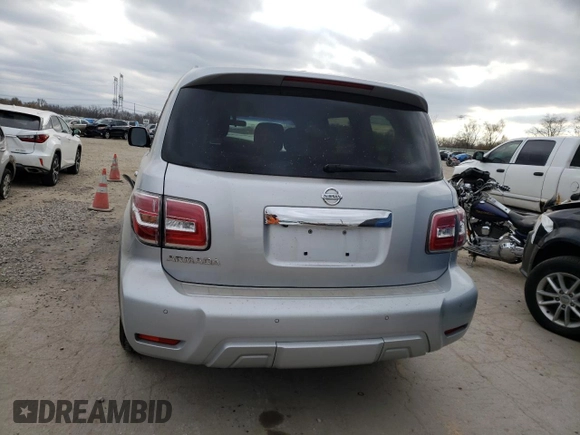 2017 Nissan Armada SL with VIN JN8AY2NC1H9506654, listed as a Copart auction lot 76778673 with Not Provided miles. Bid and sale history available at carsss.com. Image 6.