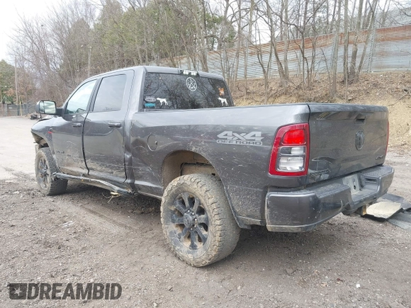 2020 Ram 2500 Big Horn with VIN 3C6UR5DL1LG261444, listed as a IAAI auction lot 41903347 with 56,693 mi miles. Bid and sale history available at carsss.com. Image 3.