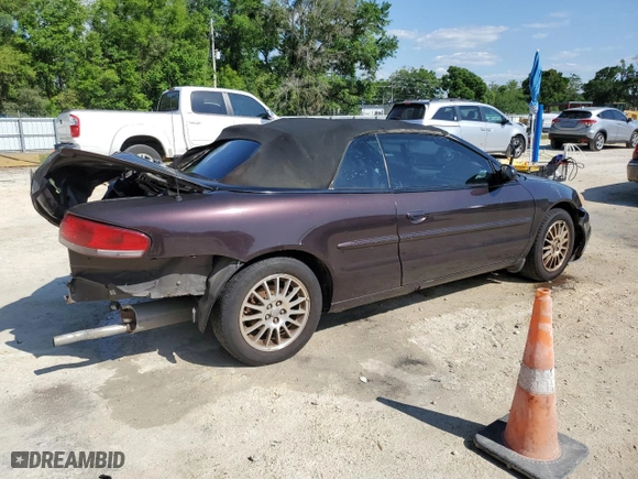 2004 Chrysler Sebring LXi with VIN 1C3EL55RX4N311322, listed as a Copart auction lot 52550465 with 134,947 mi miles and Salvage Title. Bid and sale history available at carsss.com. Image 3.