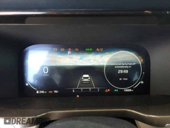 2024 Kia Sorento SX Prestige with VIN KNDRKDLGXR5248774, listed as a Copart auction lot 79693344 with 10,669 mi miles and Salvage title. Bid and sale history available at DreamBid. Image 9.