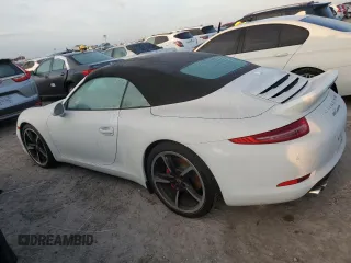 2015 Porsche 911 Carrera S with VIN WP0CB2A99FS154378, listed as a Copart auction lot 76295074 with 35,841 mi miles and Salvage Title. Bid and sale history available at carsss.com. Image 2.