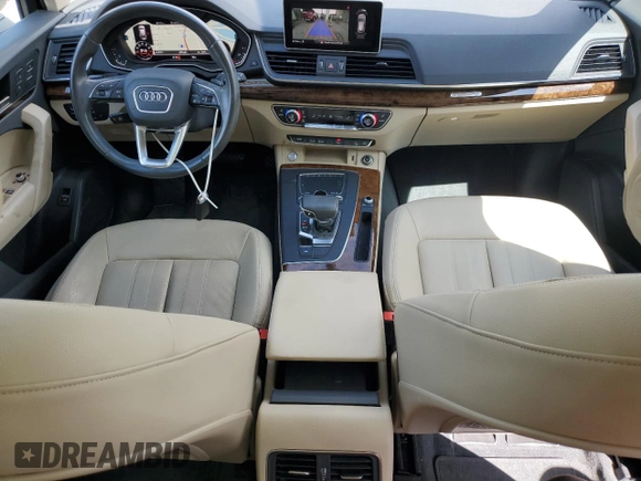 2018 Audi Q5 Premium Plus with VIN WA1BNAFY4J2083350, listed as a Copart auction lot 62327315 with 64,017 mi miles and Salvage title. Bid and sale history available at DreamBid. Image 8.