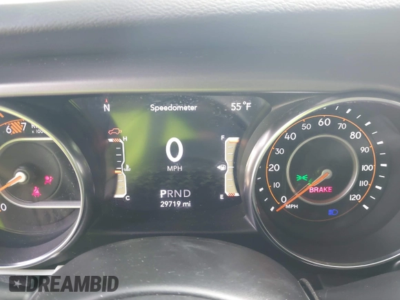 2021 Jeep Wrangler Unlimited Sport S z VIN 1C4HJXDN1MW822016, wystawiony jako IAAI lot #41792808 z przebiegiem 29 719 mil mil oraz . Historia ofert i sprzedaży dostępna na DreamBid. Obrazek 7.