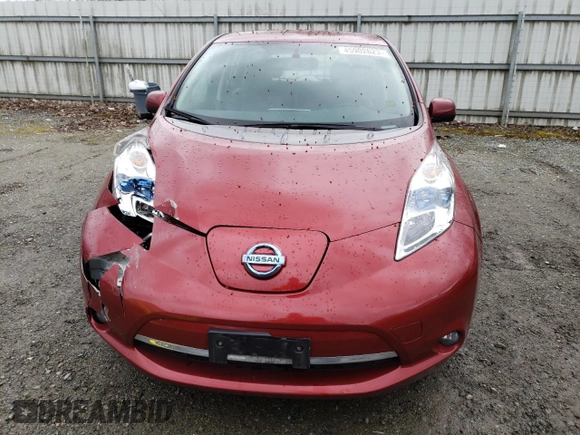 2015 Nissan LEAF SV with VIN 1N4AZ0CPXFC301245, listed as a Copart auction lot 45902623 with 75,831 mi miles. Bid and sale history available at carsss.com. Image 5.