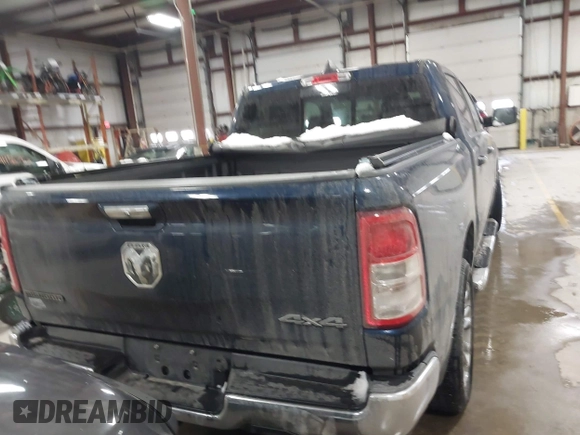 2019 Ram 1500 Big Horn/Lone Star with VIN 1C6SRFFT0KN842269, listed as a IAAI auction lot 41137766 with 104,131 mi miles. Bid and sale history available at carsss.com. Image 16.