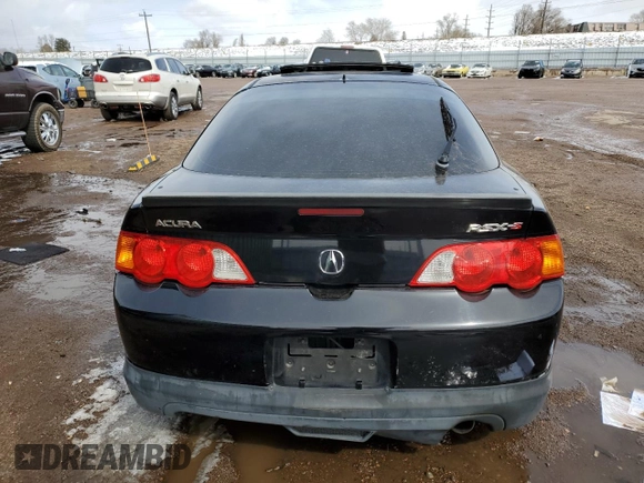 2002 Acura RSX Type S with VIN JH4DC53022C023331, listed as a Copart auction lot 49689175 with 0 mi miles and Salvage Title. Bid and sale history available at carsss.com. Image 6.