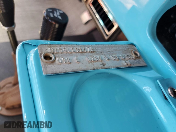 1969 Ford Bronco with VIN U15GLE92472, listed as a Copart auction lot 55164735 with 1,521 mi miles and Salvage title. Bid and sale history available at DreamBid. Image 13.