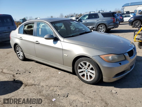 2007 BMW 3 Series 328xi with VIN WBAVC93587K035311, listed as a Copart auction lot 47482755 with 181,254 mi miles and Salvage Title. Bid and sale history available at carsss.com. Image 4.