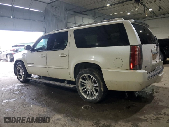 2013 Cadillac Escalade ESV Premium z VIN 1GYS4JEF9DR265575, wystawiony jako Copart lot #46358615 z przebiegiem 285 576 mil mil oraz Szkoda całkowita • Salvage title. Historia ofert i sprzedaży dostępna na DreamBid. Obrazek 2.