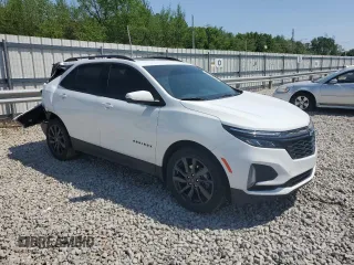 2024 Chevrolet Equinox RS z VIN 3GNAXMEG7RS194696, wystawiony jako Copart lot #52764115 z przebiegiem 27 998 mil mil oraz Szkoda całkowita • Salvage title. Historia ofert i sprzedaży dostępna na DreamBid. Obrazek 4.