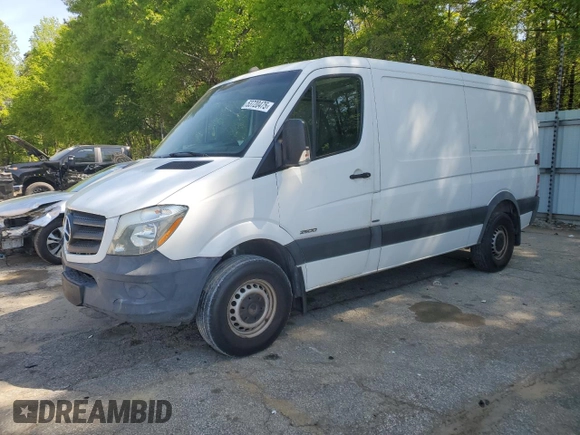 2016 Mercedes-Benz Sprinter Cargo with VIN WD3PE7DD4GP266767, listed as a Copart auction lot 53720475 with 150,349 mi miles and Clean Title. Bid and sale history available at carsss.com. Image 1.