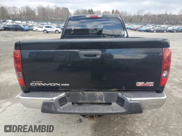 2005 GMC Canyon SLE Z85 with VIN 1GTDT196158135695, listed as a Copart auction lot 52523165 with 0 mi miles and Clean Title. Bid and sale history available at carsss.com. Image 6.