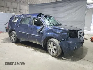 2013 Honda Pilot Touring with VIN 5FNYF4H93DB039720, listed as a Copart auction lot 50798675 with Not Provided miles and Salvage Title. Bid and sale history available at DreamBid. Image 4.