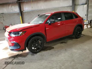 2024 Honda HR-V Sport with VIN 3CZRZ2H56RM776758, listed as a Copart auction lot 48358795 with 9,675 mi miles and Salvage Title. Bid and sale history available at carsss.com. Image 1.