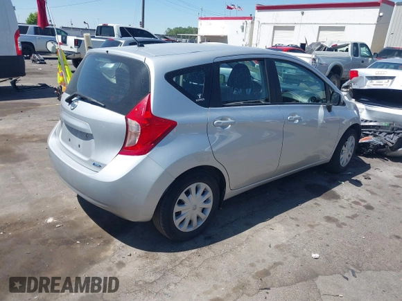 2014 Nissan Note S Plus with VIN 3N1CE2CP6EL410494, listed as a IAAI auction lot 42538850 with 72,746 mi miles and . Bid and sale history available at DreamBid. Image 4.