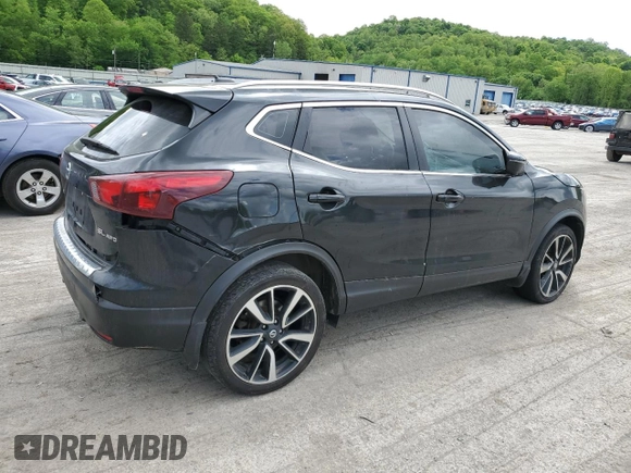 2017 Nissan Rogue SV with VIN JN1BJ1CR2HW110355, listed as a Copart auction lot 56955865 with 115,554 mi miles and Salvage title. Bid and sale history available at DreamBid. Image 3.