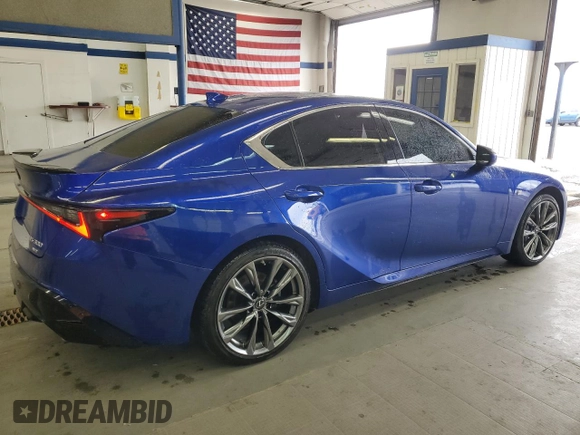 2022 Lexus IS 300 F Sport z VIN JTHG81F28N5048165, wystawiony jako Copart lot #55706955 z przebiegiem 41 204 mil mil oraz Czysty tytuł • Clean title. Historia ofert i sprzedaży dostępna na DreamBid. Obrazek 3.