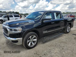 2019 Ram 1500 Limited with VIN 1C6SRFHT5KN672830, listed as a Copart auction lot 56400105 with 51,412 mi miles and Salvage title. Bid and sale history available at DreamBid. Image 1.