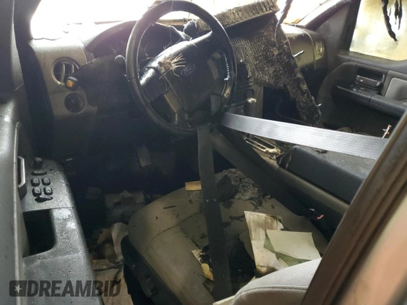 2005 Ford F-150 XLT z VIN 1FTPX145X5FA89618, wystawiony jako Copart lot #59740455 z przebiegiem Nie podano mil oraz Szkoda całkowita • Salvage title. Historia ofert i sprzedaży dostępna na DreamBid. Obrazek 8.