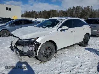 2024 Lexus RX with VIN 2T2BBMCA1RC045171, listed as a Copart auction lot 43128325 with 10,335 mi miles and Salvage Title. Bid and sale history available at carsss.com. Image 1.
