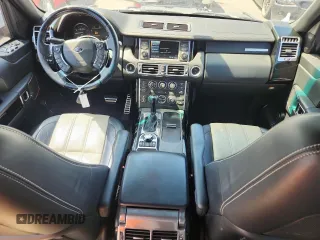 2012 Land Rover Range Rover SC Autobiography with VIN SALMP1E45CA385271, listed as a Copart auction lot 54558125 with 93,103 mi miles and Salvage title. Bid and sale history available at DreamBid. Image 8.