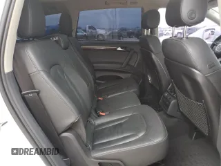 2015 Audi Q7 3.0T Premium with VIN WA1CGAFE8FD017755, listed as a Copart auction lot 45472515 with 0 mi miles and Salvage Title. Bid and sale history available at carsss.com. Image 10.