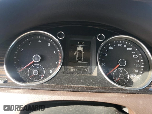 2013 Volkswagen CC VR6 Lux with VIN WVWHU7AN9DE504226, listed as a Copart auction lot 78783544 with 45,051 mi miles and Salvage Title. Bid and sale history available at carsss.com. Image 9.