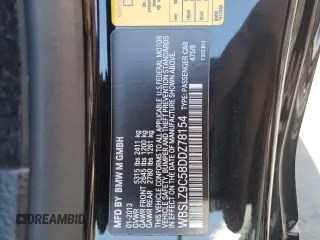 2013 BMW M6 z VIN WBSLZ9C58DDZ78154, wystawiony jako Copart lot #50434845 z przebiegiem 66 983 mil mil oraz Szkoda całkowita • Salvage title. Historia ofert i sprzedaży dostępna na DreamBid. Obrazek 13.