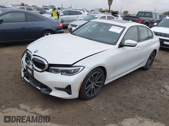 2022 BMW 3 Series 330i with VIN 3MW5R1J0XN8C67673, listed as a IAAI auction lot 41777963 with 21,812 mi miles and . Bid and sale history available at DreamBid. Image 19.