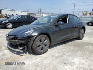 2023 Tesla Model 3 z VIN 5YJ3E1EA7PF549051, wystawiony jako Copart lot #58932765 z przebiegiem 8 800 mil mil oraz Szkoda całkowita • Salvage title. Historia ofert i sprzedaży dostępna na DreamBid. Obrazek 1.